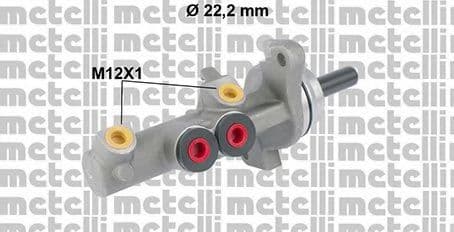 05-0833 Metelli Головний гальмівний циліндр