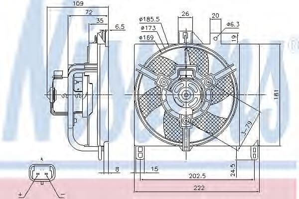 85765 Nissens Вентилятор системи охолодження двигуна