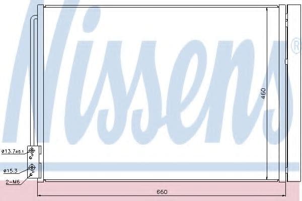 940110 Nissens Радиатор кондиционера