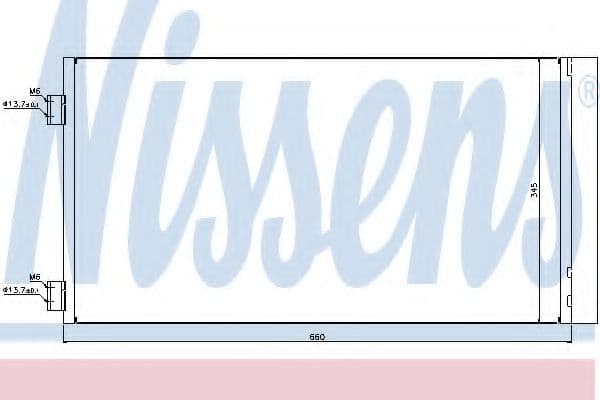 940204 Nissens Радіатор кондиціонера