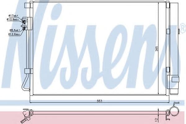 940248 Nissens Радиатор кондиционера