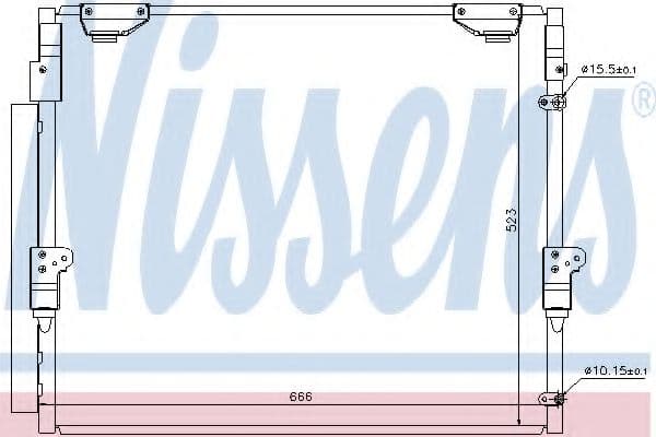 940304 Nissens Радіатор кондиціонера