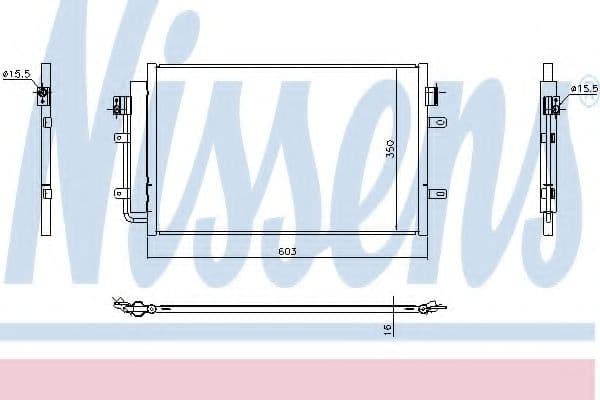 940431 Nissens Радіатор кондиціонера