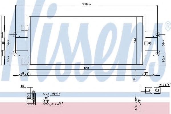 940440 Nissens Радіатор кондиціонера