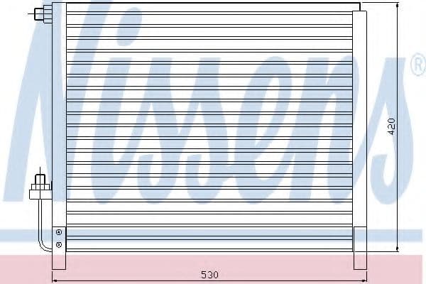 94096 Nissens Радіатор кондиціонера для Alfa Romeo 164