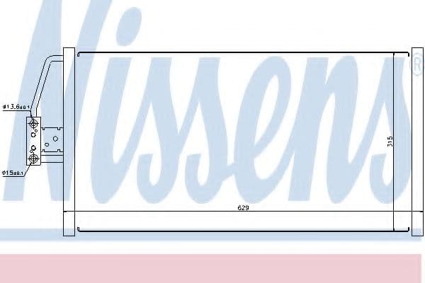 94579 Nissens Радиатор кондиционера