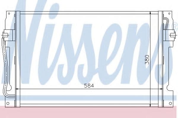 94182 Nissens Радіатор кондиціонера