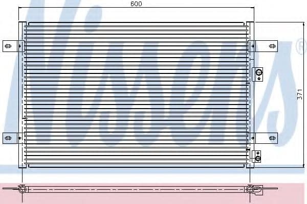 94251 Nissens Радіатор кондиціонера