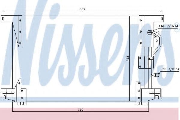 94336 Nissens Радиатор кондиционера