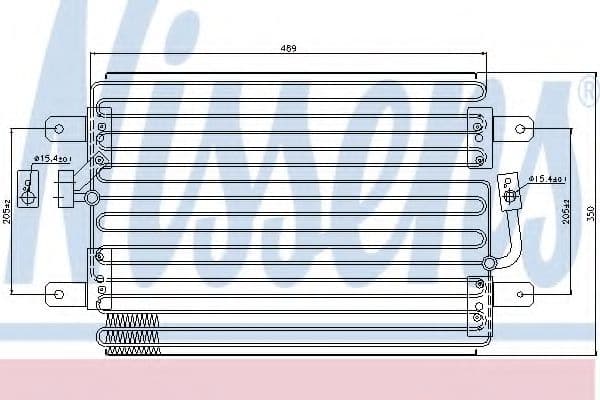 94561 Nissens Радиатор кондиционера