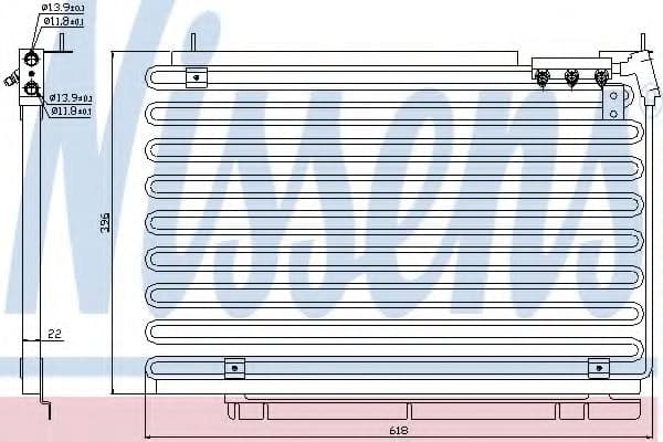 94576 Nissens Радиатор кондиционера