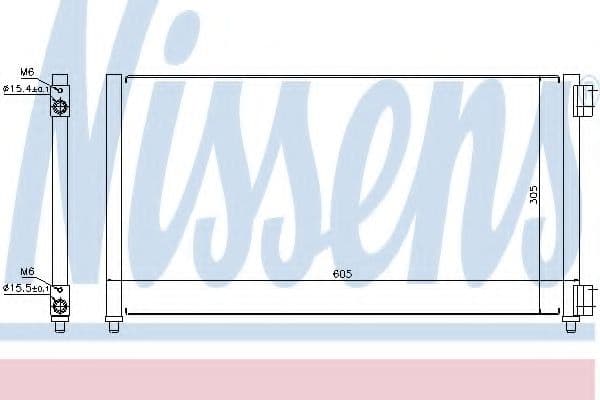 94633 Nissens Радіатор кондиціонера