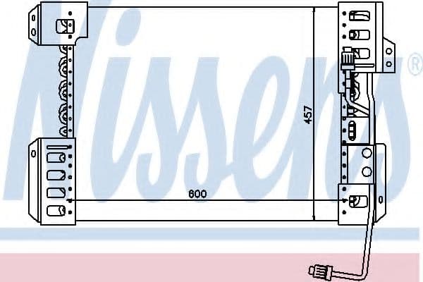 94714 Nissens Радиатор кондиционера