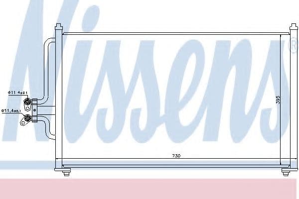 94731 Nissens Радіатор кондиціонера