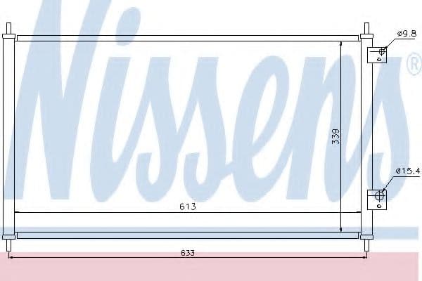 94733 Nissens Радіатор кондиціонера
