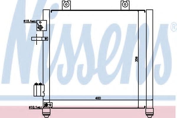 94739 Nissens Радиатор кондиционера