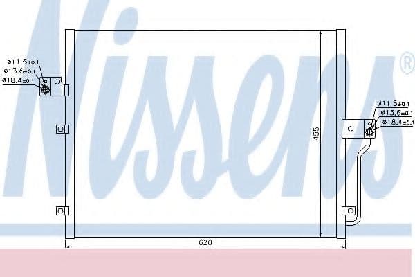 94859 Nissens Радіатор кондиціонера