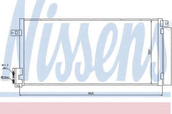 94899 Nissens Радиатор кондиционера
