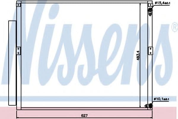 94919 Nissens Радиатор кондиционера