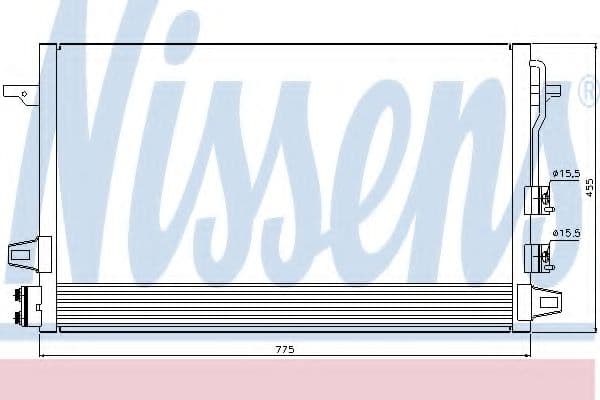 94929 Nissens Радіатор кондиціонера