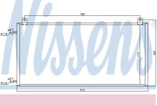 94967 Nissens Радіатор кондиціонера