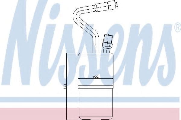 95135 Nissens Осушувач кондиціонера