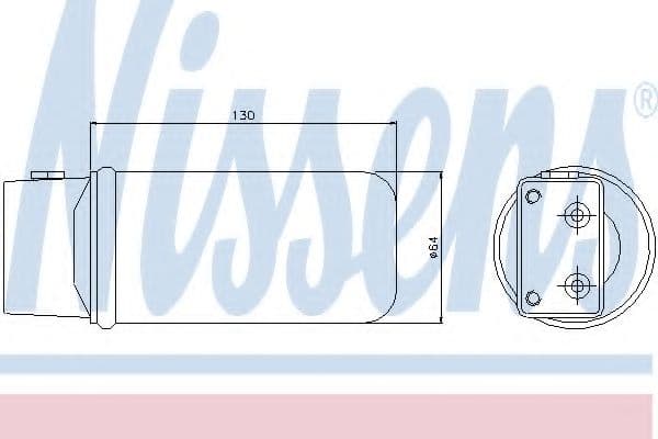 95043 Nissens Осушувач кондиціонера
