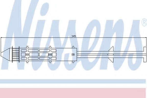 95326 Nissens Осушувач кондиціонера