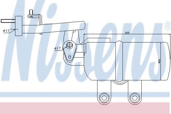 95332 Nissens Осушувач кондиціонера