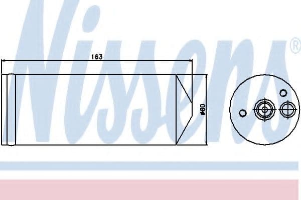 95362 Nissens Осушитель кондиционера