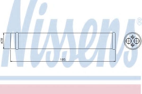 95367 Nissens Осушувач кондиціонера