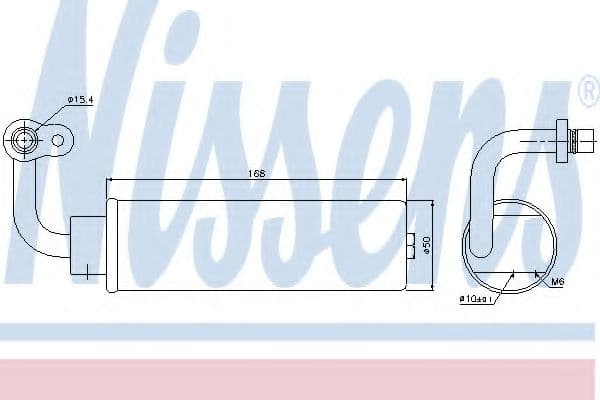 95444 Nissens Осушувач кондиціонера