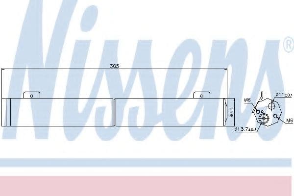 95446 Nissens Осушитель кондиционера