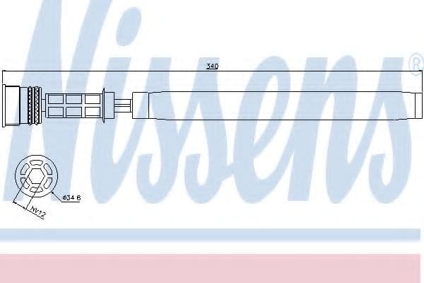 95458 Nissens Осушувач кондиціонера
