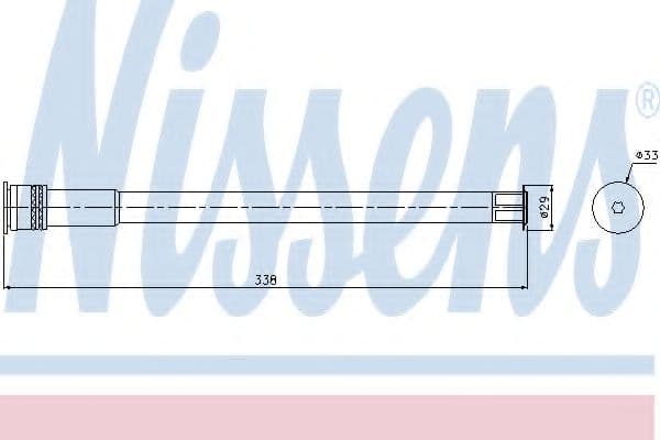 95463 Nissens Осушувач кондиціонера