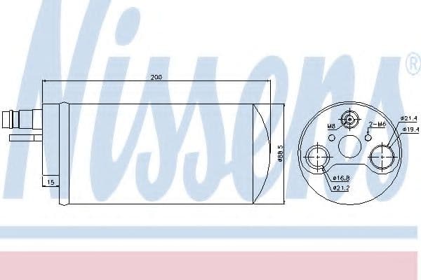 95494 Nissens Осушитель кондиционера