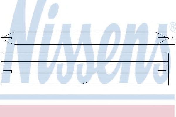 95499 Nissens Осушувач кондиціонера