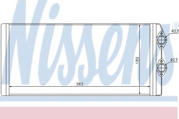 73629 Nissens Радіатор пічки