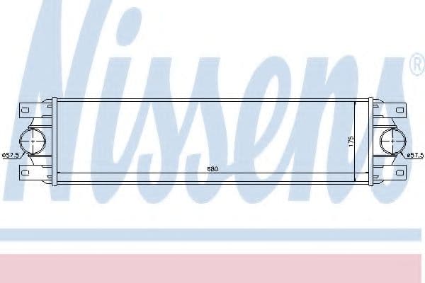 96890 Nissens Интеркулер