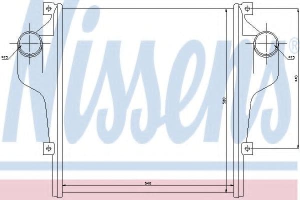 96942 Nissens Інтеркулер