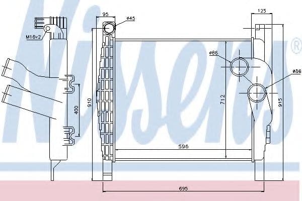 96970 Nissens Інтеркулер