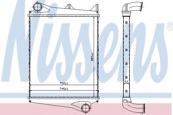 96966 Nissens Інтеркулер