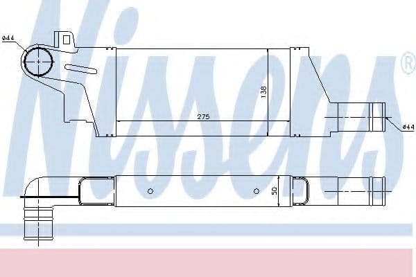 96898 Nissens Інтеркулер