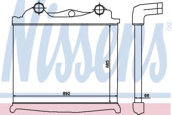 97014 Nissens Інтеркулер