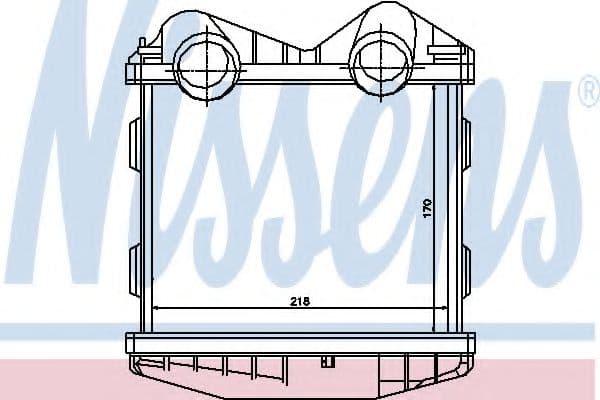96893 Nissens Интеркулер