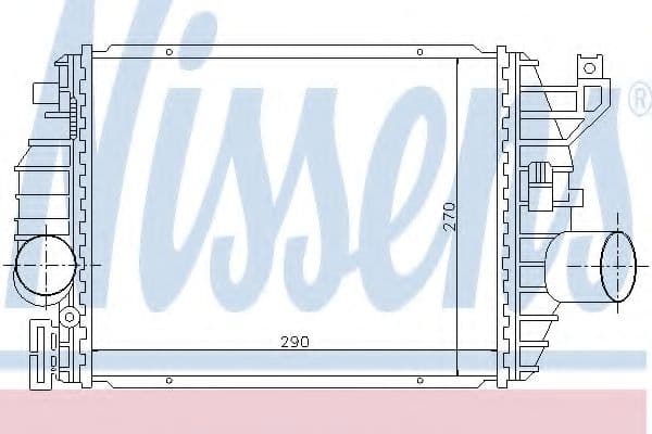 96894 Nissens Інтеркулер