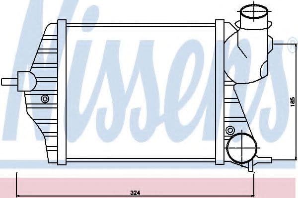 96653 Nissens Інтеркулер