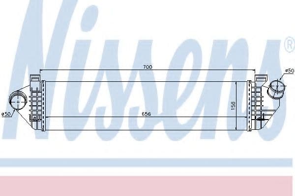 96721 Nissens Інтеркулер