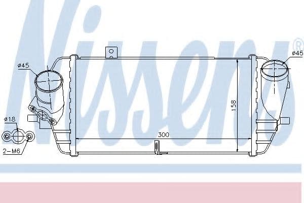 96539 Nissens Інтеркулер