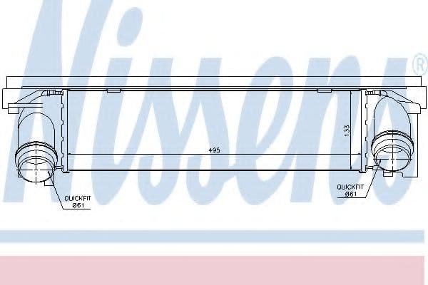 96552 Nissens Інтеркулер